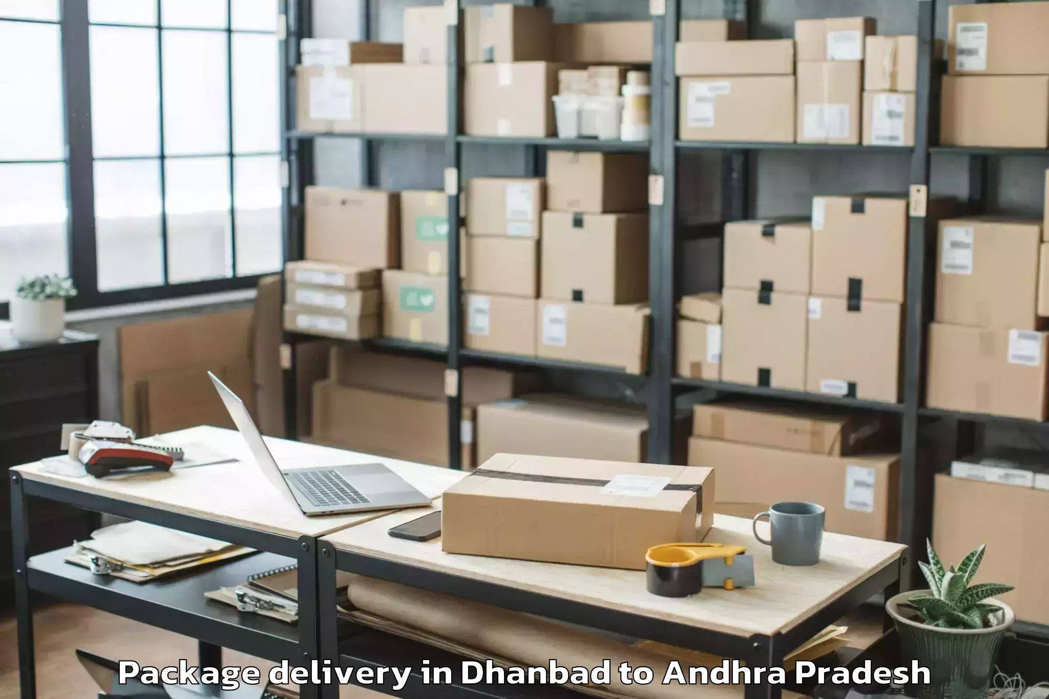 Book Dhanbad to Challapalli Package Delivery Online